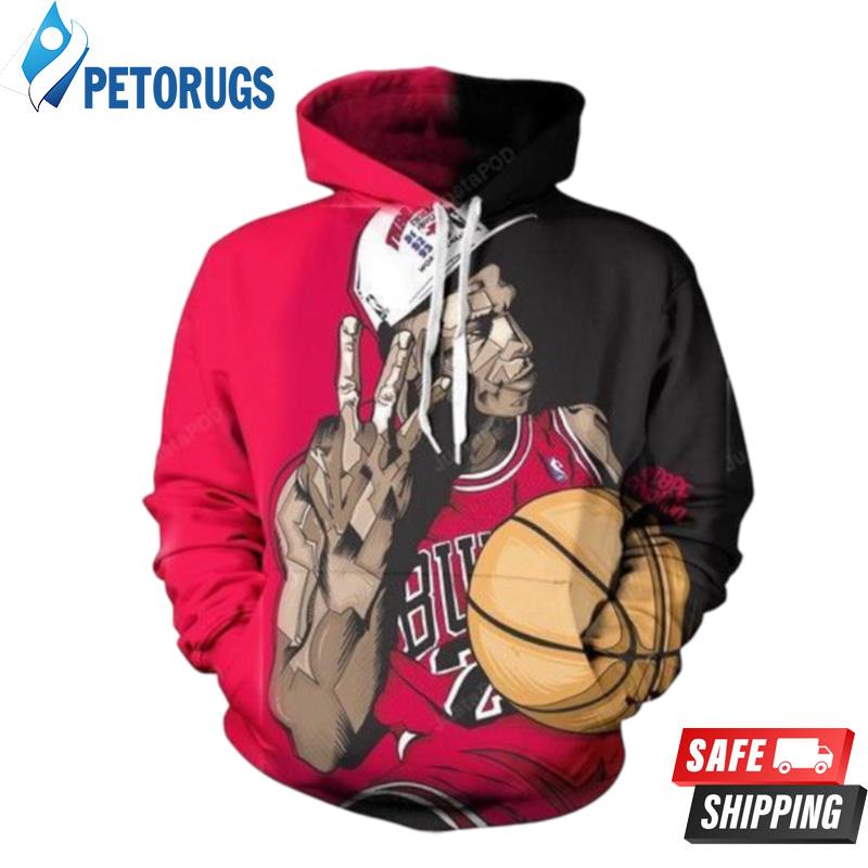 Chicago Bulls Michael Jordan 3D Hoodie