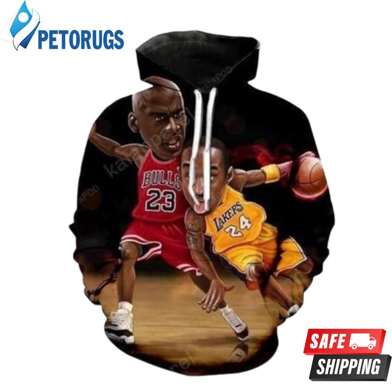 Chicago Bulls Michael Jordan And Pered Custom Michael Jordan Graphic 3D Hoodie