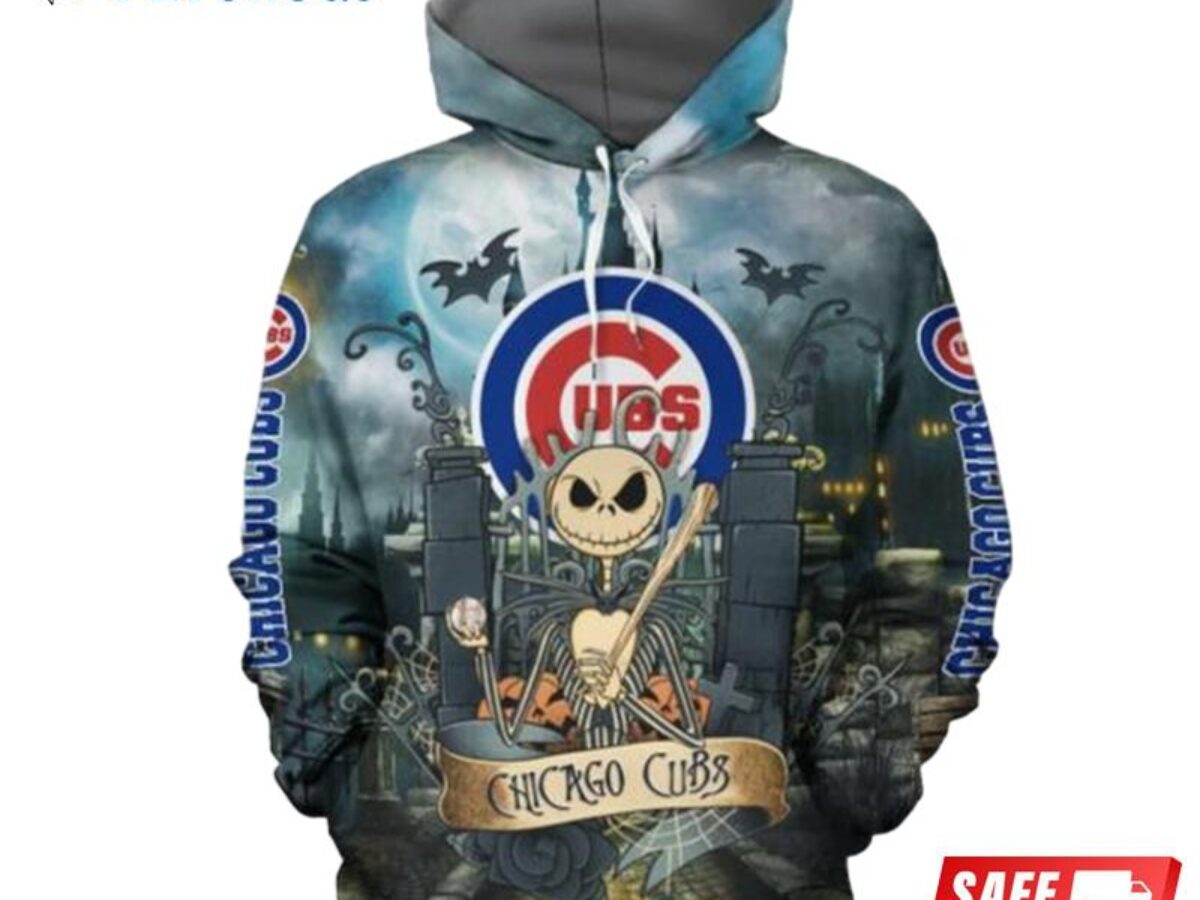 Chicago Bears Chicago Cubs All Over Print 3D Hoodie Zipper - T