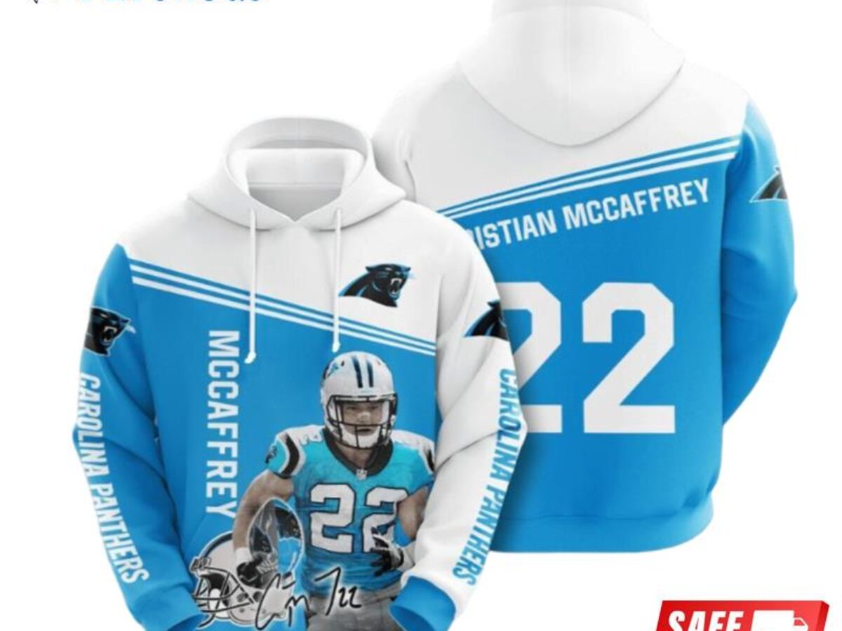 Christian Mccaffrey No 22 With Carolina Panthers 2020 3D Hoodie