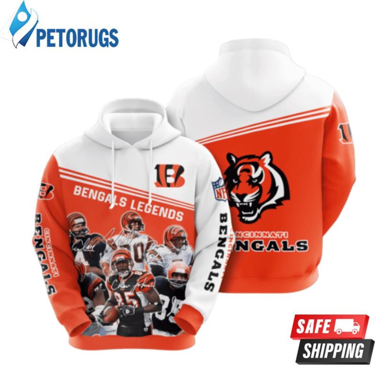 Cincinnati Bengals 3 3D Hoodie - Peto Rugs