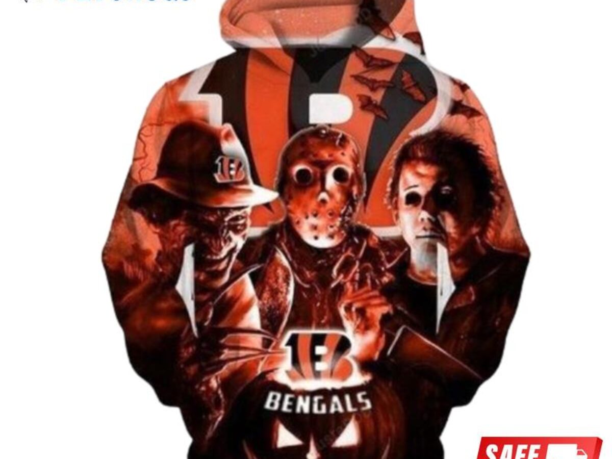 Cleveland Browns Hoodie 3D Halloween Horror Night Gift For Fans