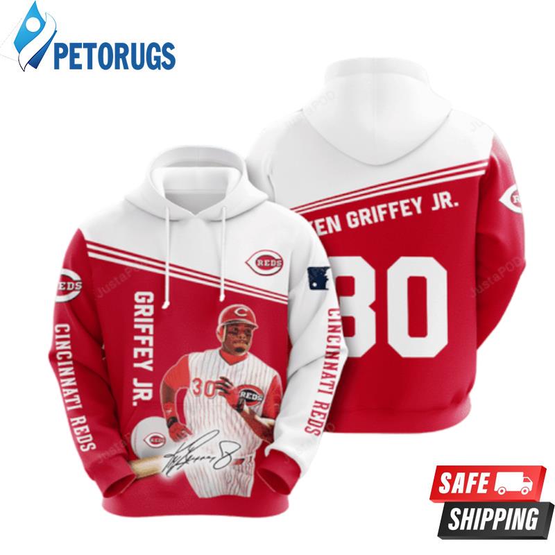 Cincinnati Reds Ken Griffey Jr 3D Hoodie