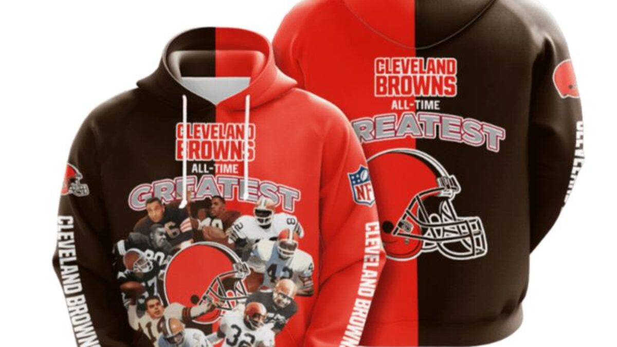 Cleveland Browns Fleece 3D Hoodie All Over Print Unique Cleveland