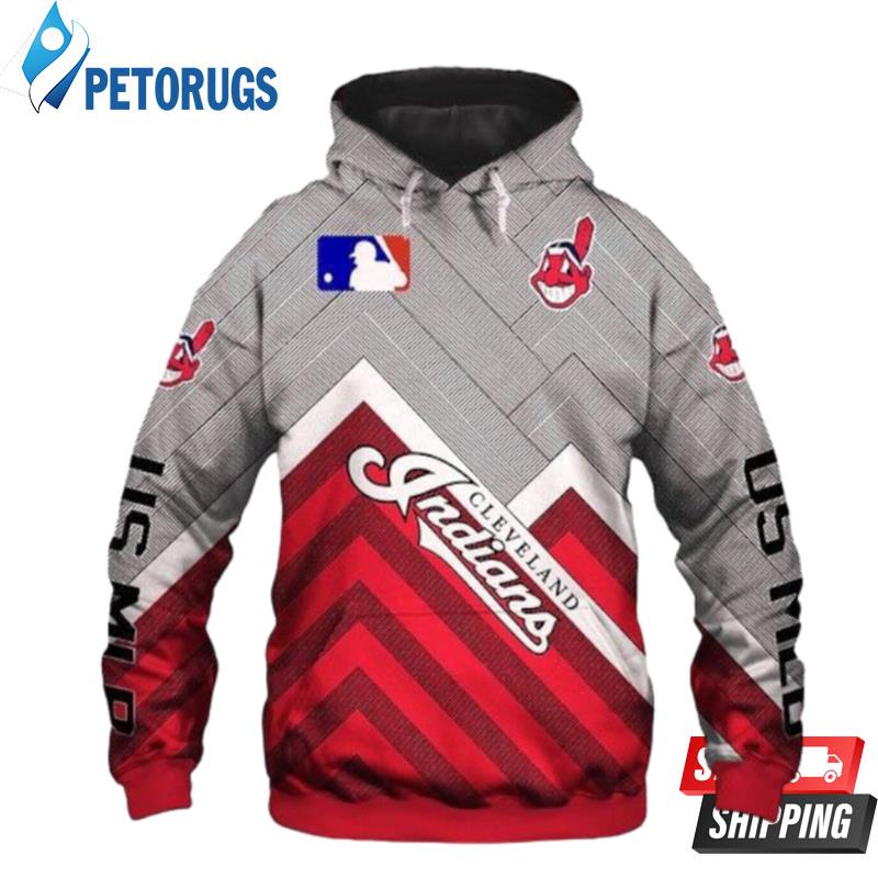 Cleveland Indians And Pered Custom Cleveland Indians Graphic 3D Hoodie