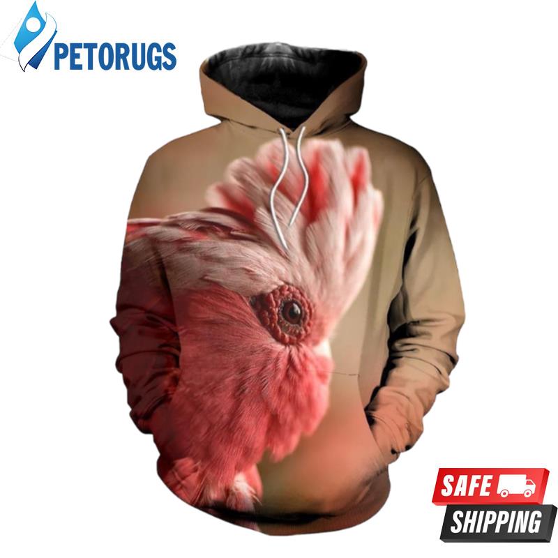 Cockatoo And Pered Custom Parrot Graphic 3D Hoodie