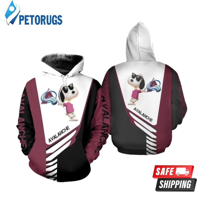 Colorado Avalanche Snoopy For Lover T 6440 3D Hoodie