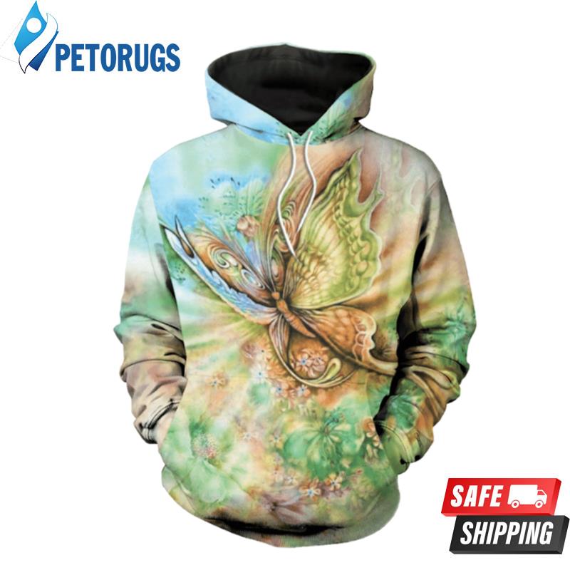 Colorful Butterfly 3D Hoodie