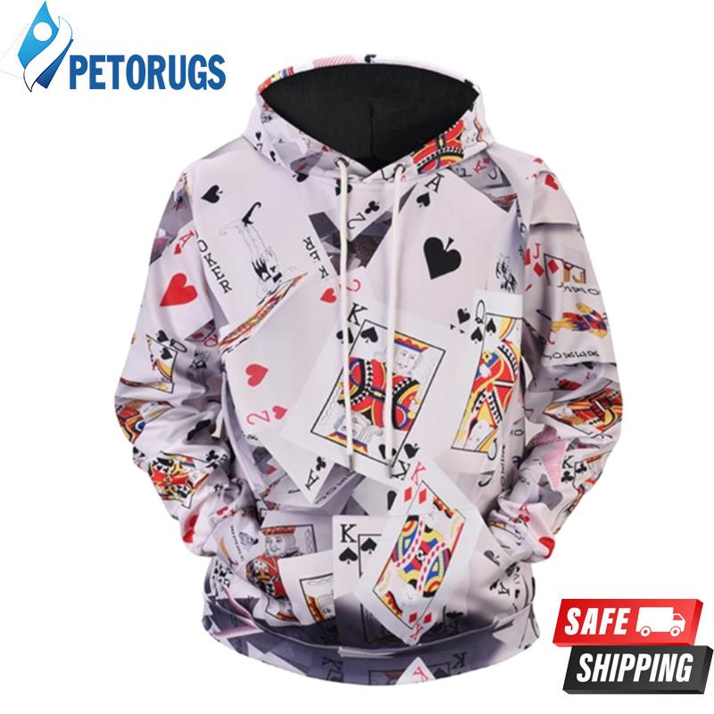 Cool Poker Graphic 3D Hoodie