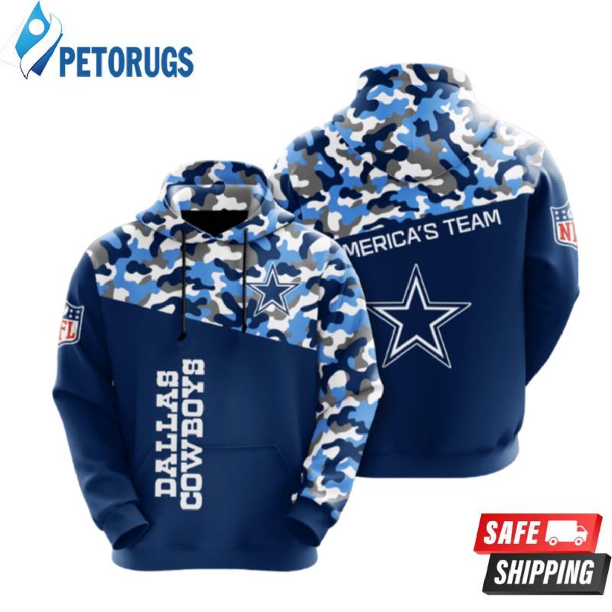 Dallas Cowboys Nfl Dallas Cowboys Apparel 19514 3D Hoodie - Peto Rugs