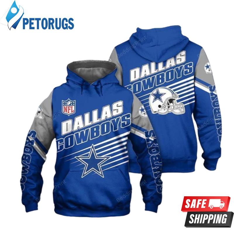 Dallas Cowboys Fan Nfl Blue 3D Hoodie