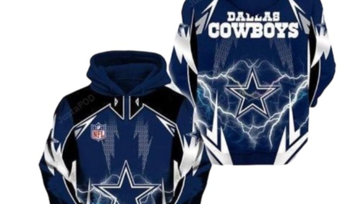 Dallas Cowboys Personalized NFL Jersey Hoodie 3D