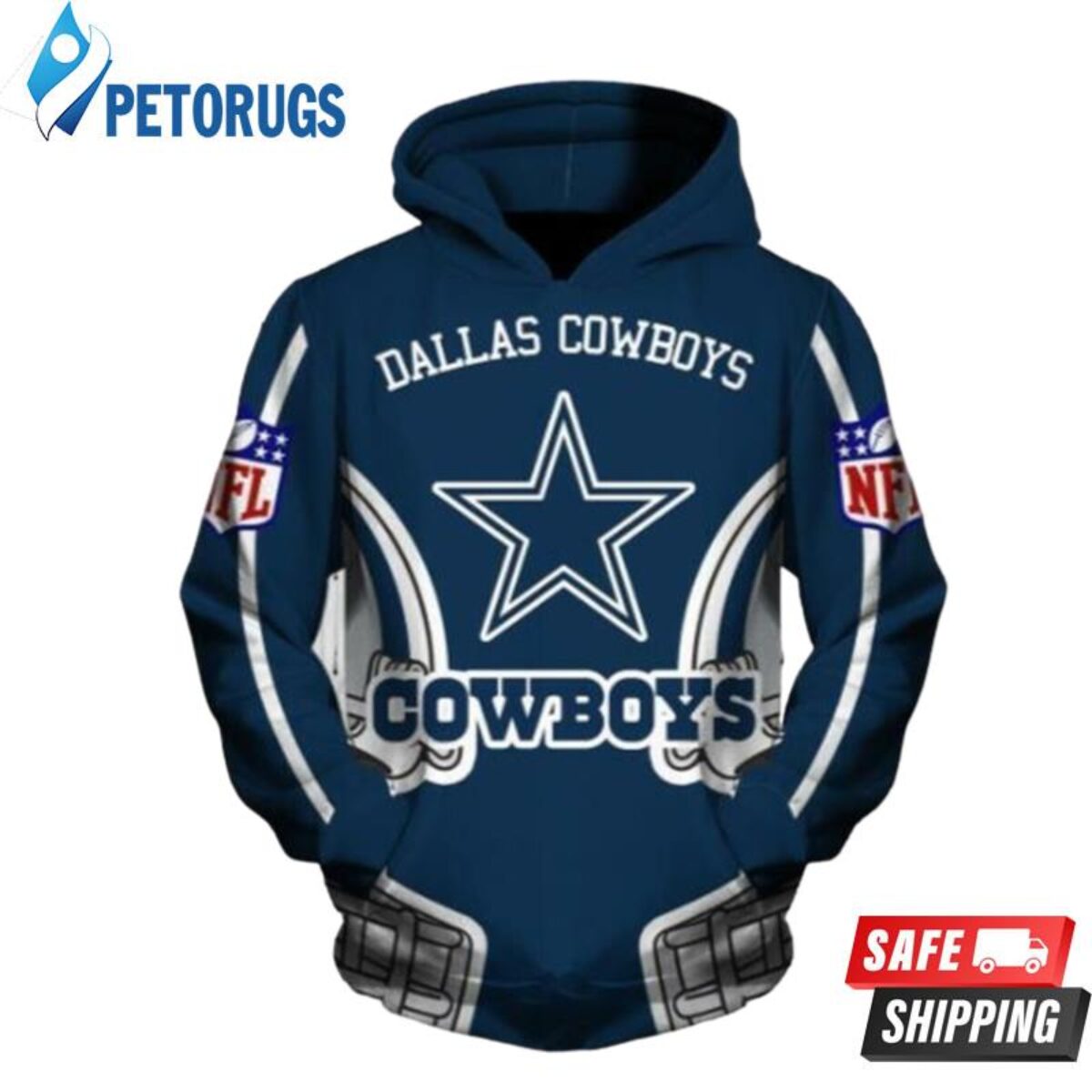 Dallas Cowboys Nfl Dallas Cowboys Apparel 19525 3D Hoodie - Peto Rugs