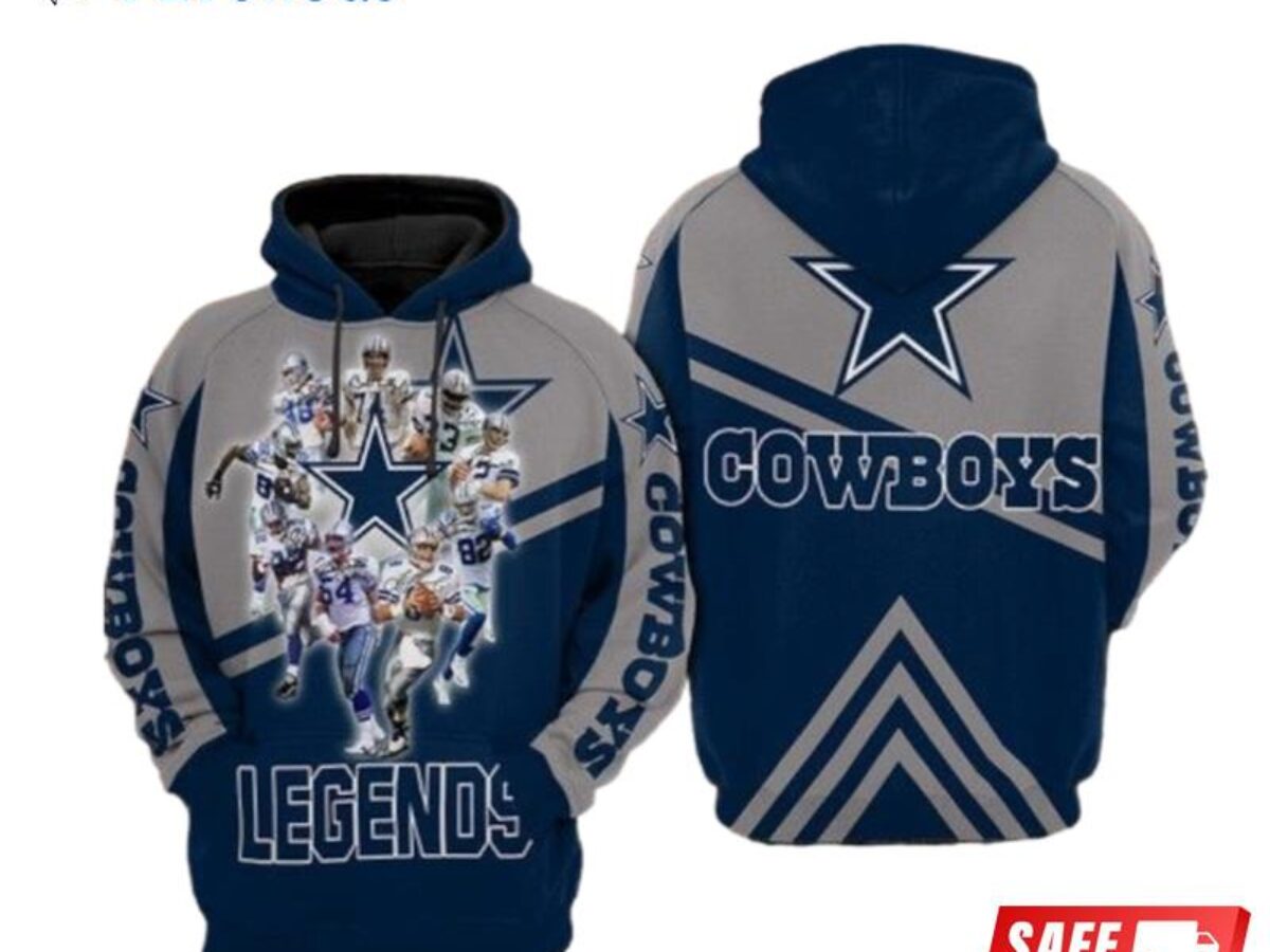 Dallas Cowboys Nfl Football Anniversary Dallas Cowboys 1 3D Hoodie