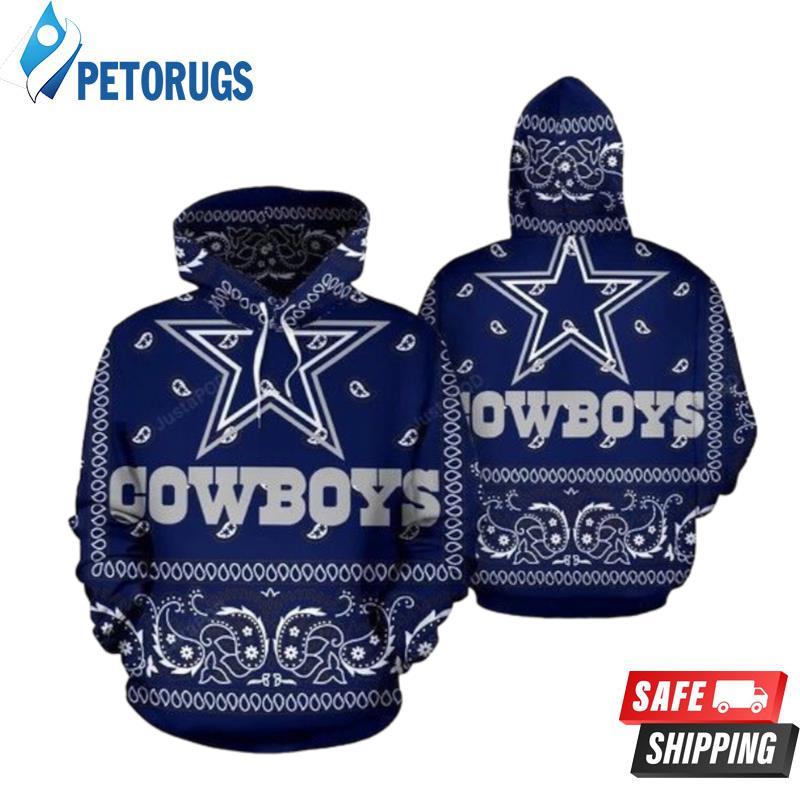 Dallas Cowboys Nfl Football Blue Dallas Cowboys  1 3D Hoodie