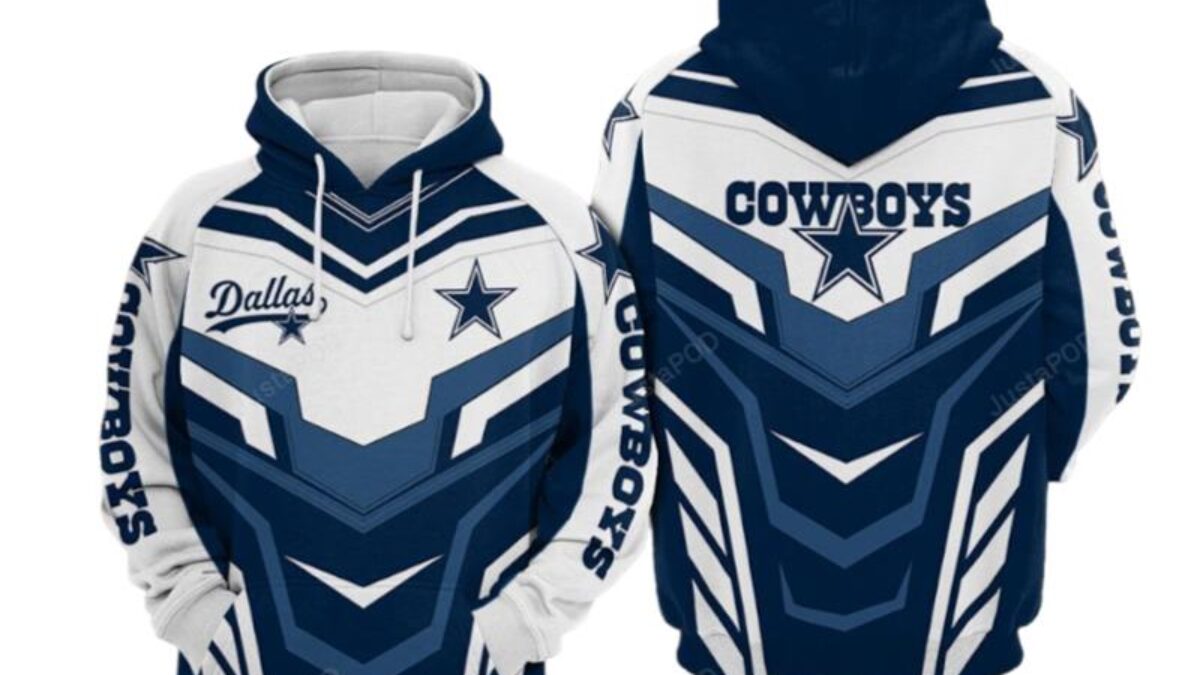Dallas Cowboys Nfl Football Blue Dallas Cowboys 2 3D Hoodie - Peto Rugs