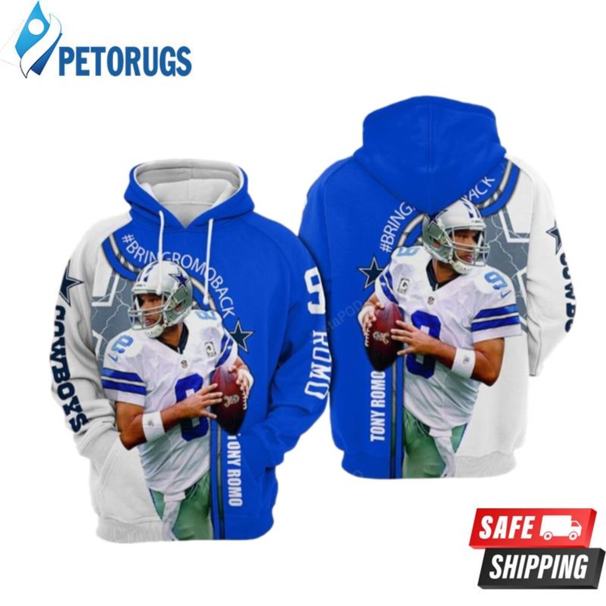 Dallas Cowboys Nfl Football Punisher Skull Blue Black 3d Hoodie - T-shirts  Low Price