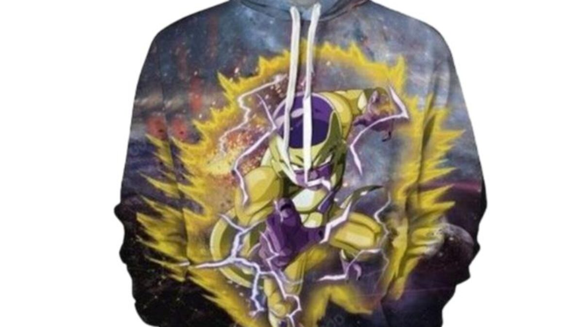 Golden on sale frieza hoodie