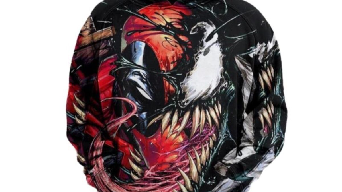 Deadpool and hotsell venom hoodie