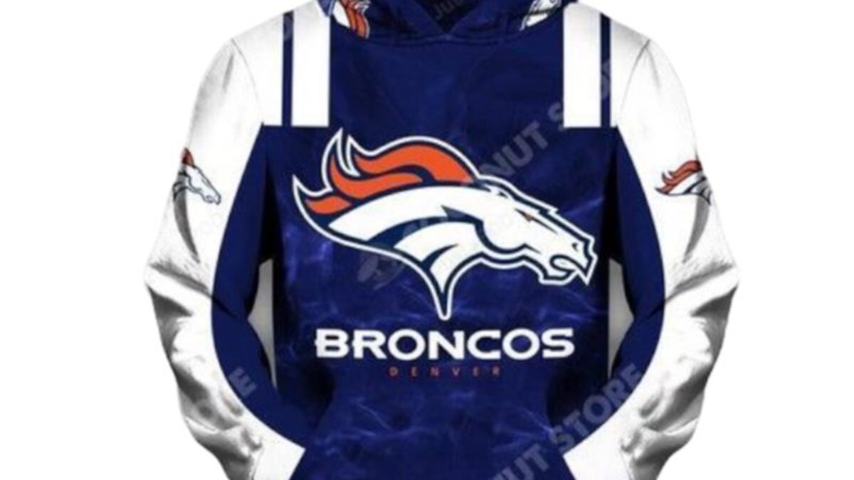 Denver Broncos Nfl Football Orange Blue Denver Broncos 2 3D Hoodie - Peto  Rugs