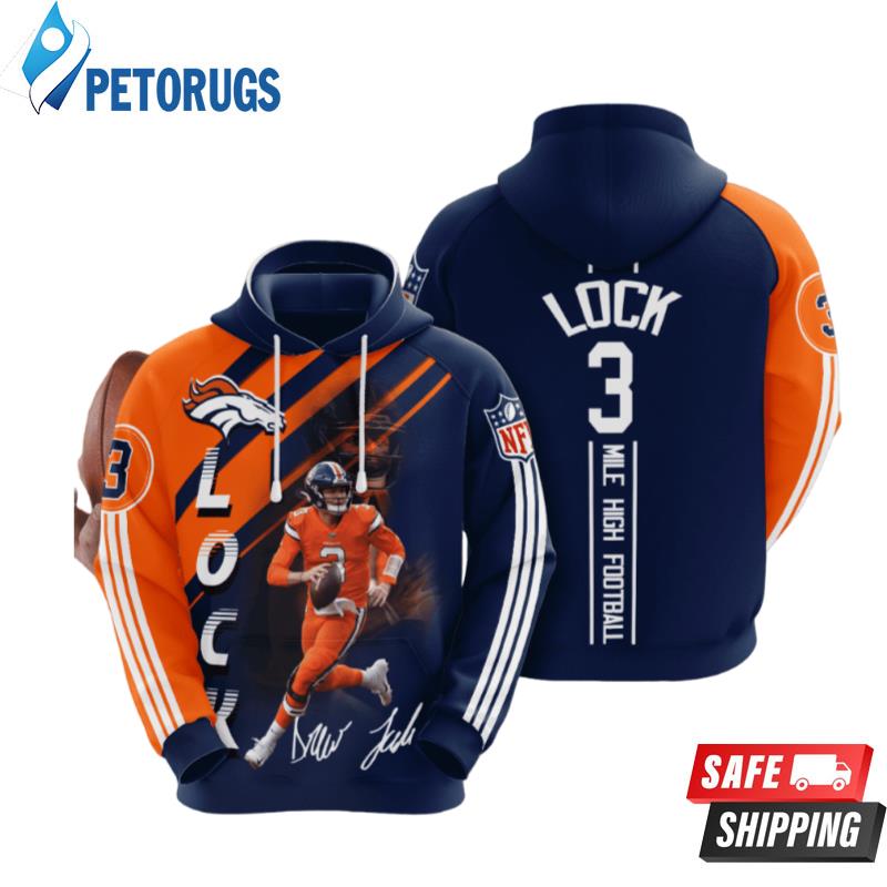 denver broncos blue hoodie