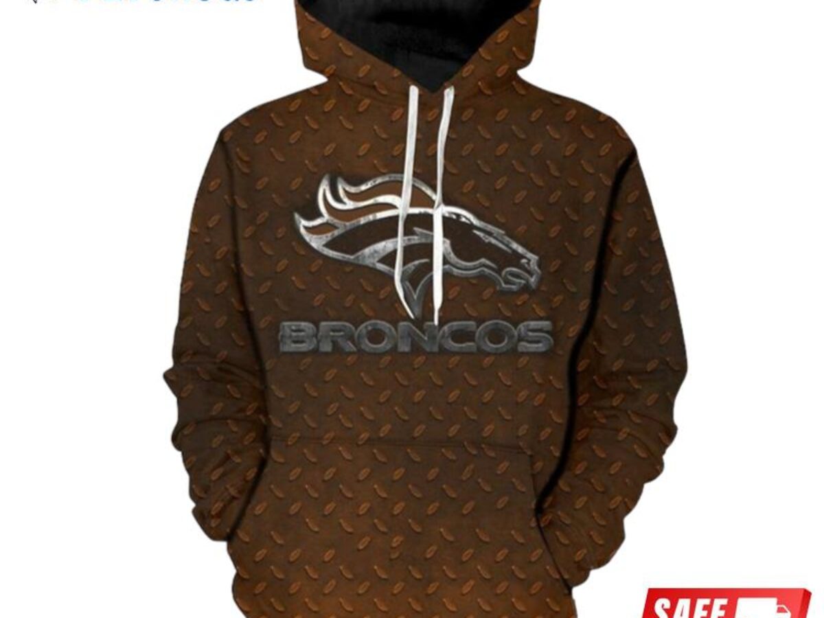 Men / Women Denver Broncos 3D Zipper Hoodie, Denver Broncos Zipper