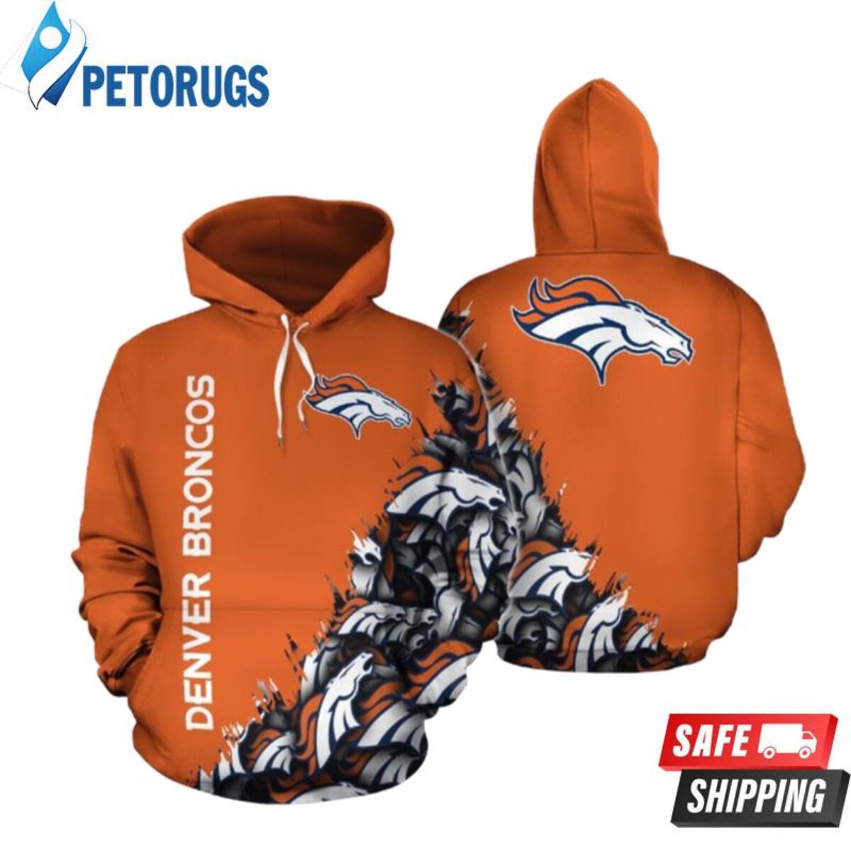 Nfl Denver Broncos Grateful Dead 3D All Over Print Hoodie T-Shirt