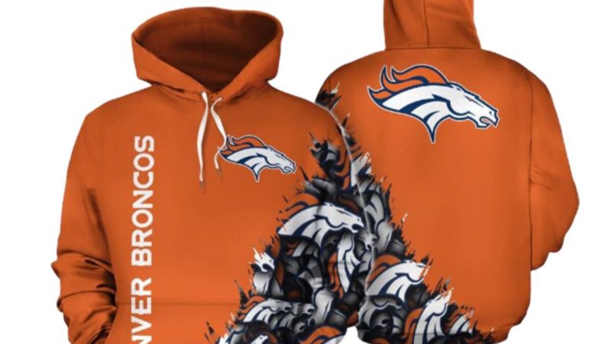 Denver Broncos 3D Hoodie