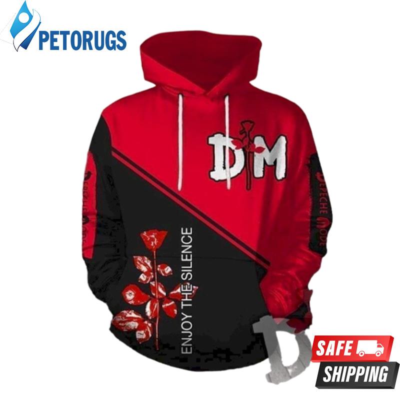 Depeche Mode Enjoy The Silence Rose 3D Hoodie - Peto Rugs