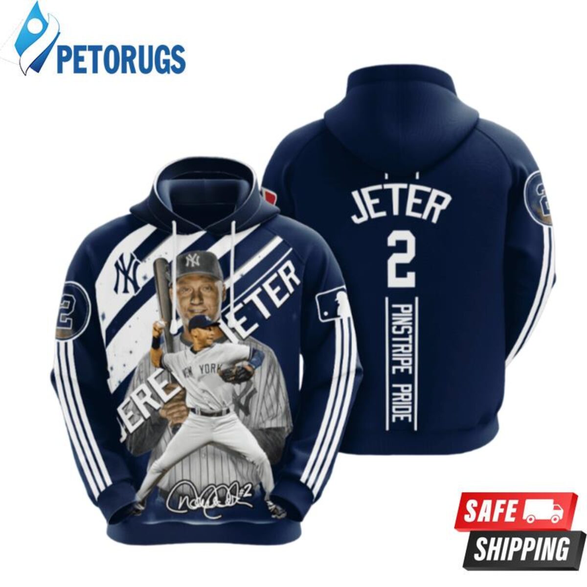 New York Yankees MLB Custom Number And Name 3D Hoodie For Men And