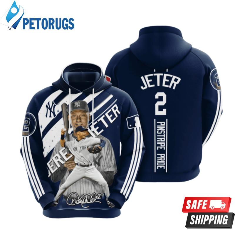 Derek Jeter New York Yankees 2 3D Hoodie
