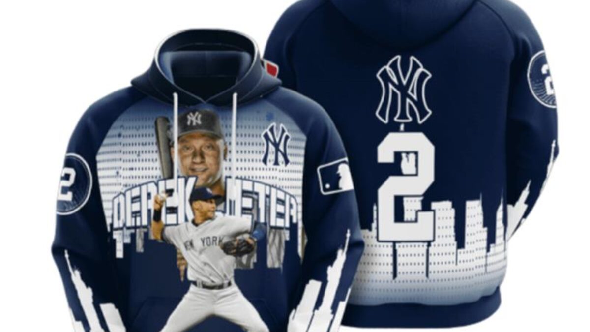 Derek Jeter 2 New York Yankees 3d Hoodie For Men For Women All