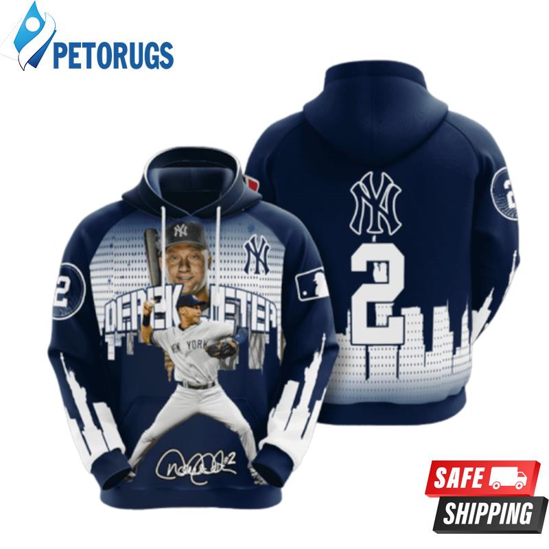 Derek Jeter New York Yankees 3 3D Hoodie - Peto Rugs