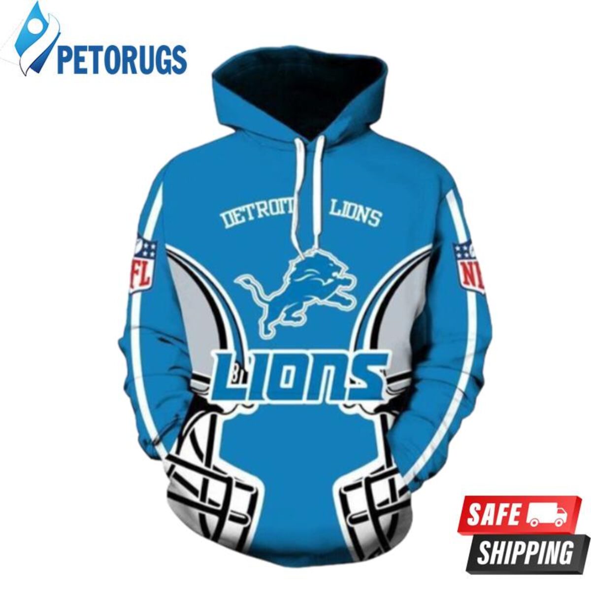 Detroit Lions Jack Skellington And Zero Polo Shirt For Sport Fans