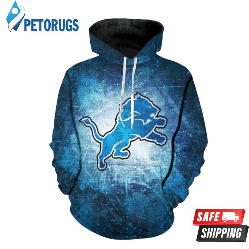 detroit lions dog hoodie