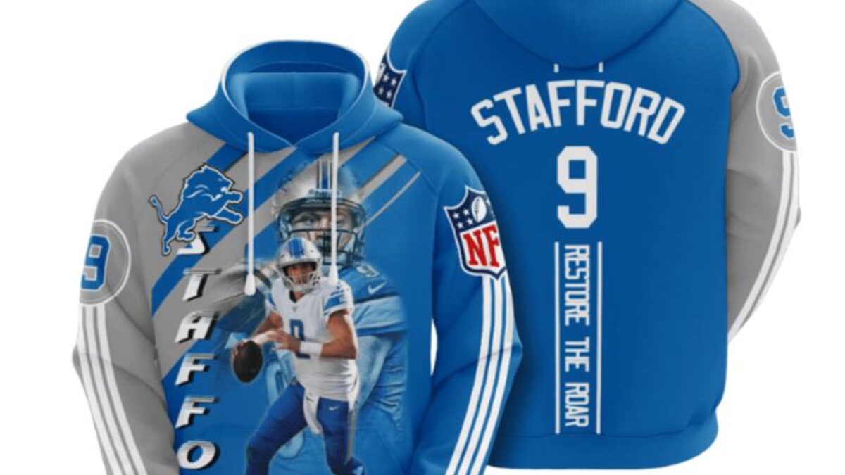 Detroit Lions Restore The Roar 3D Hoodie All Over Print - T-shirts