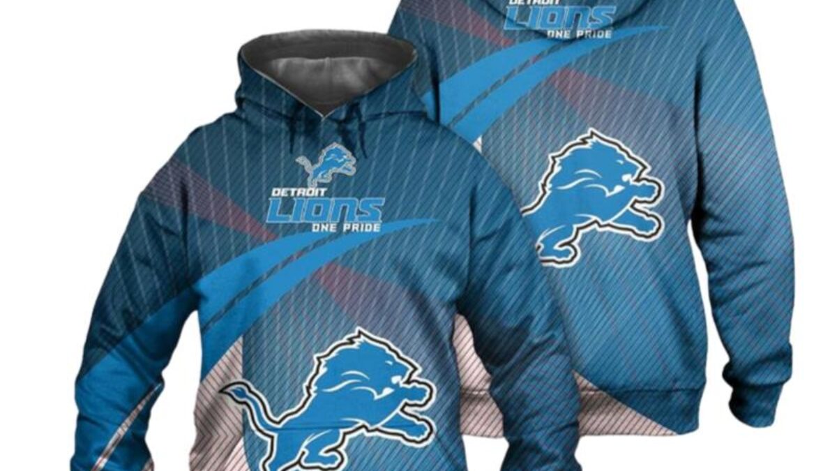 Detroit Lions NFL 3D Fleece Hoodie Jacket Best Gift