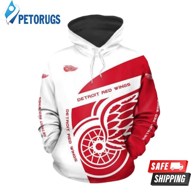 Detroit Red Wings 1 3D Hoodie - Peto Rugs