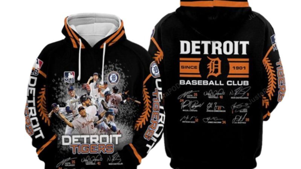 Detroit Tigers 2 3D Hoodie - Peto Rugs