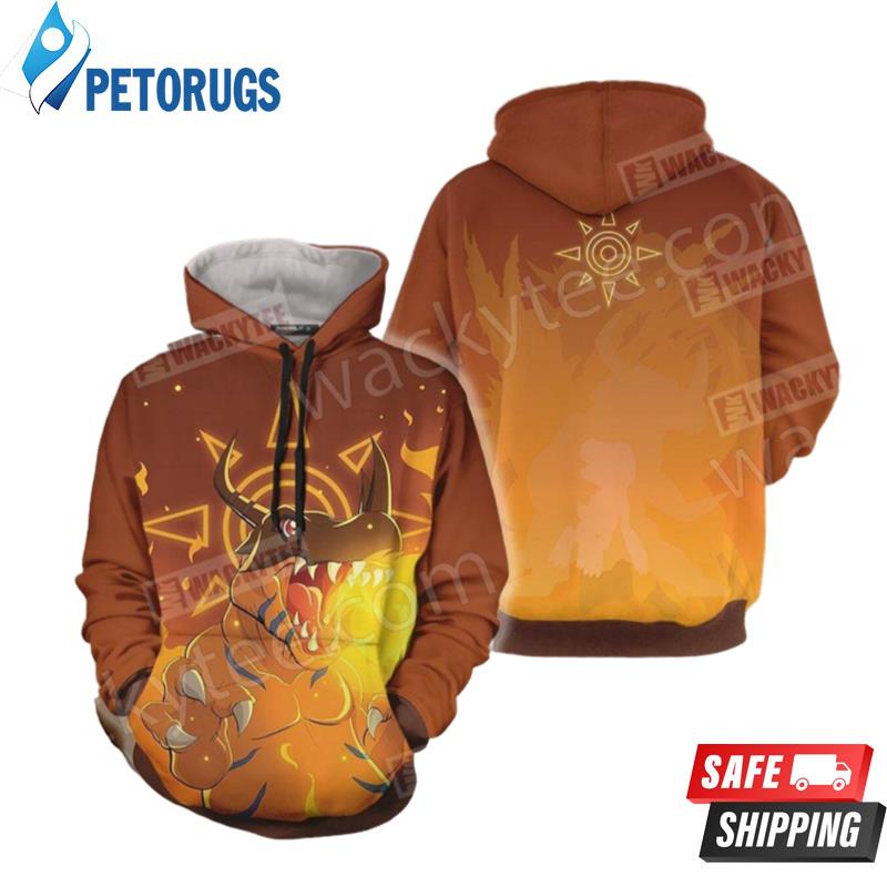 Digimon Greymon 4036 3D Hoodie