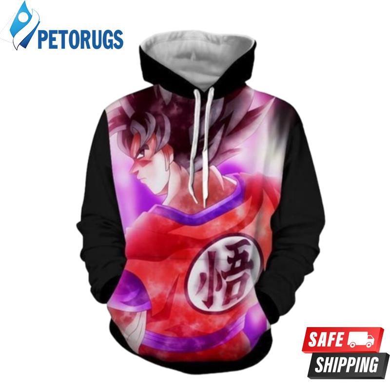 Dragon Ball Angry Son Goku Unique Style 3D Hoodie