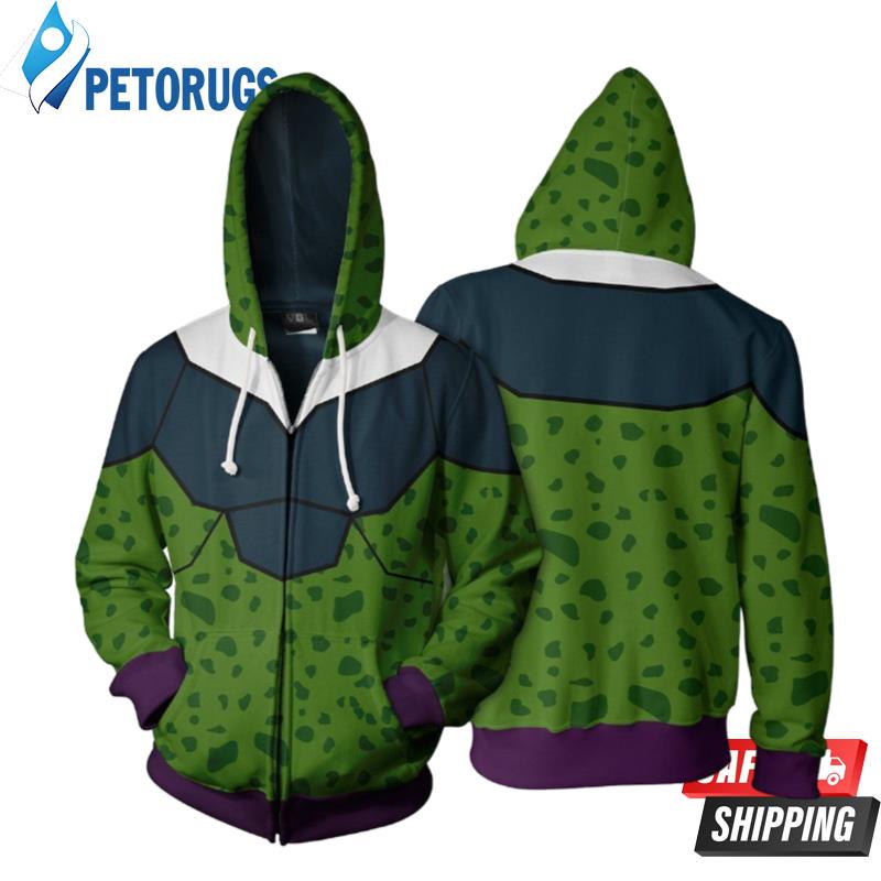 Dragon Ball Z Super Perfect Cell Cosplay 3D Hoodie