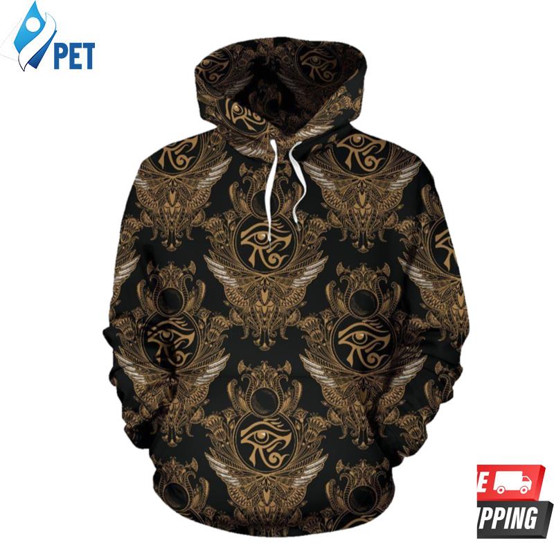 Eye Of Horus Mandala Style 3D Hoodie