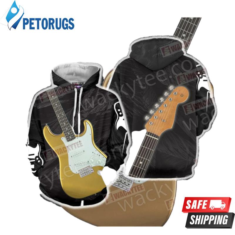 Fender Guitar 4059 3D Hoodie