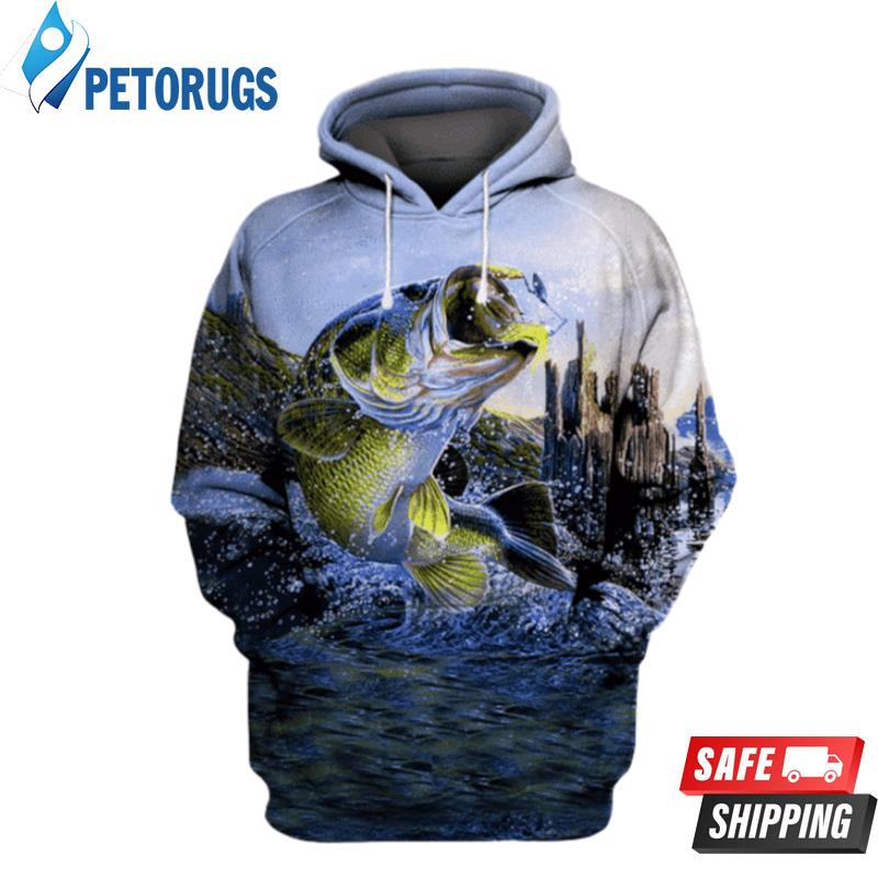 Fishing My Only One Fish 3D Hoodie
