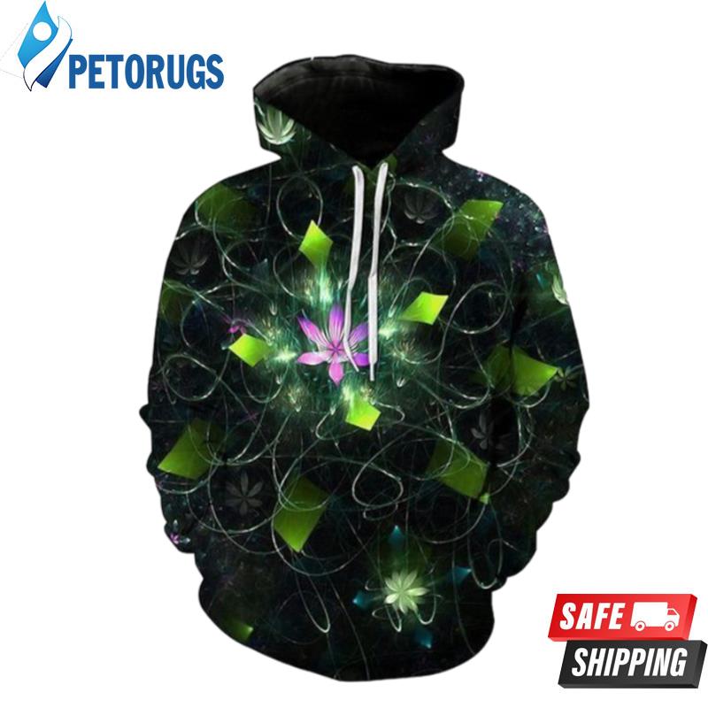 Flower And Pered Custom Flower Graphic 3D Hoodie