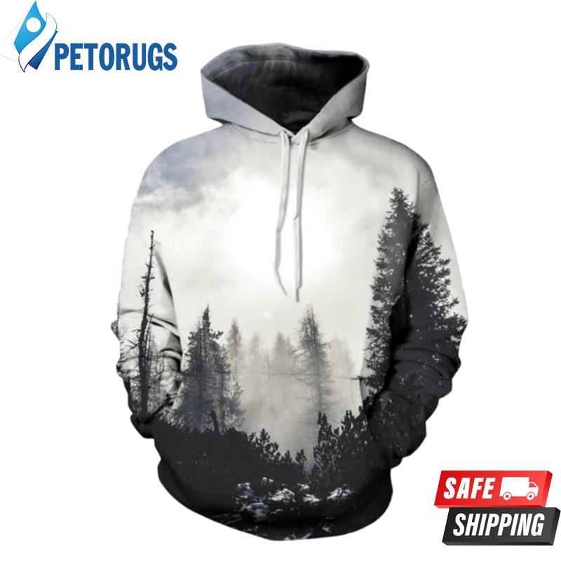 Foggy Forest 3D Hoodie