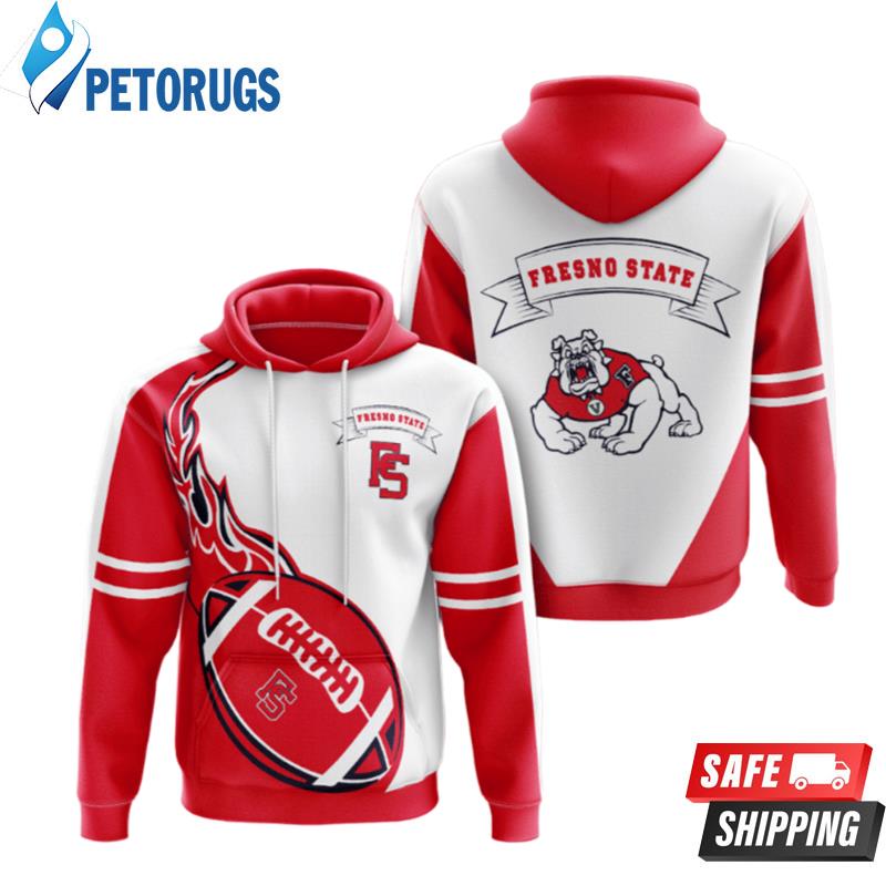 Fresno State Bulldogs 3D Hoodie