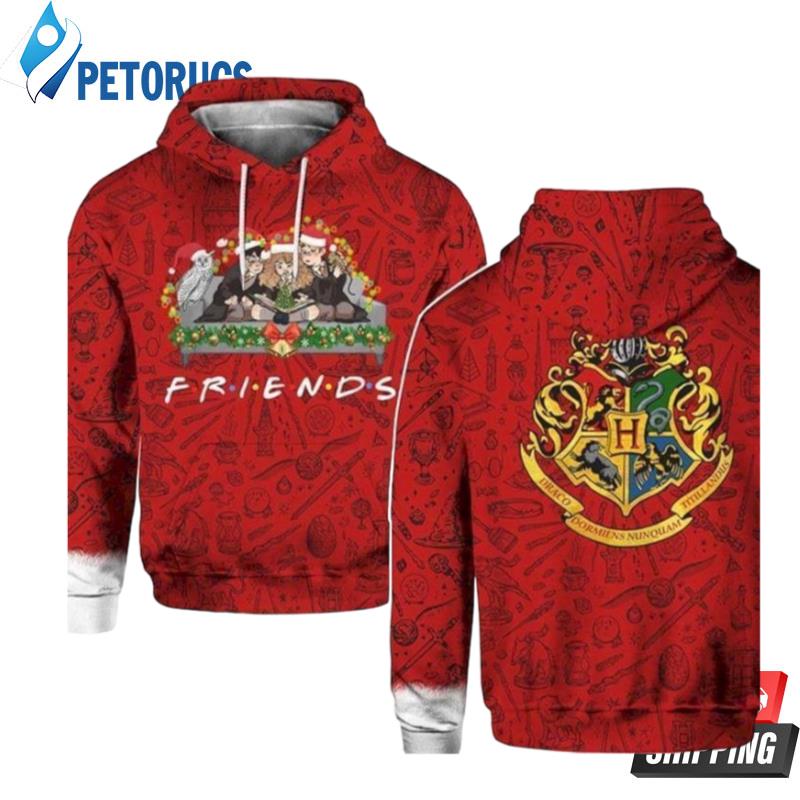 Friends Harry Potter Christmas 3D Hoodie