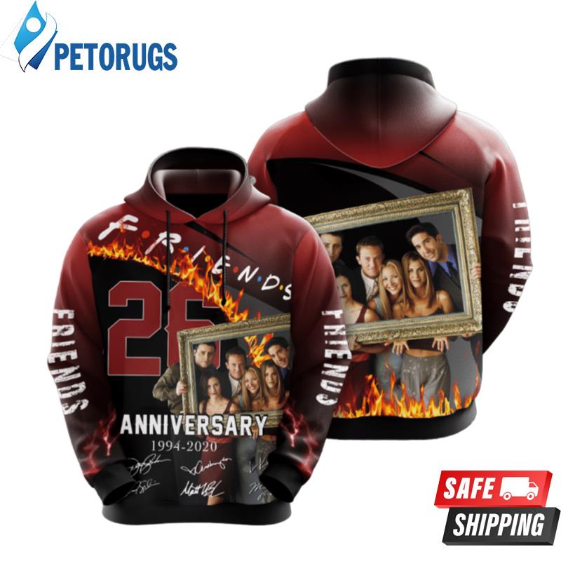 Friends Movie And Character Anniversary 26 Years 2020 3D Hoodie